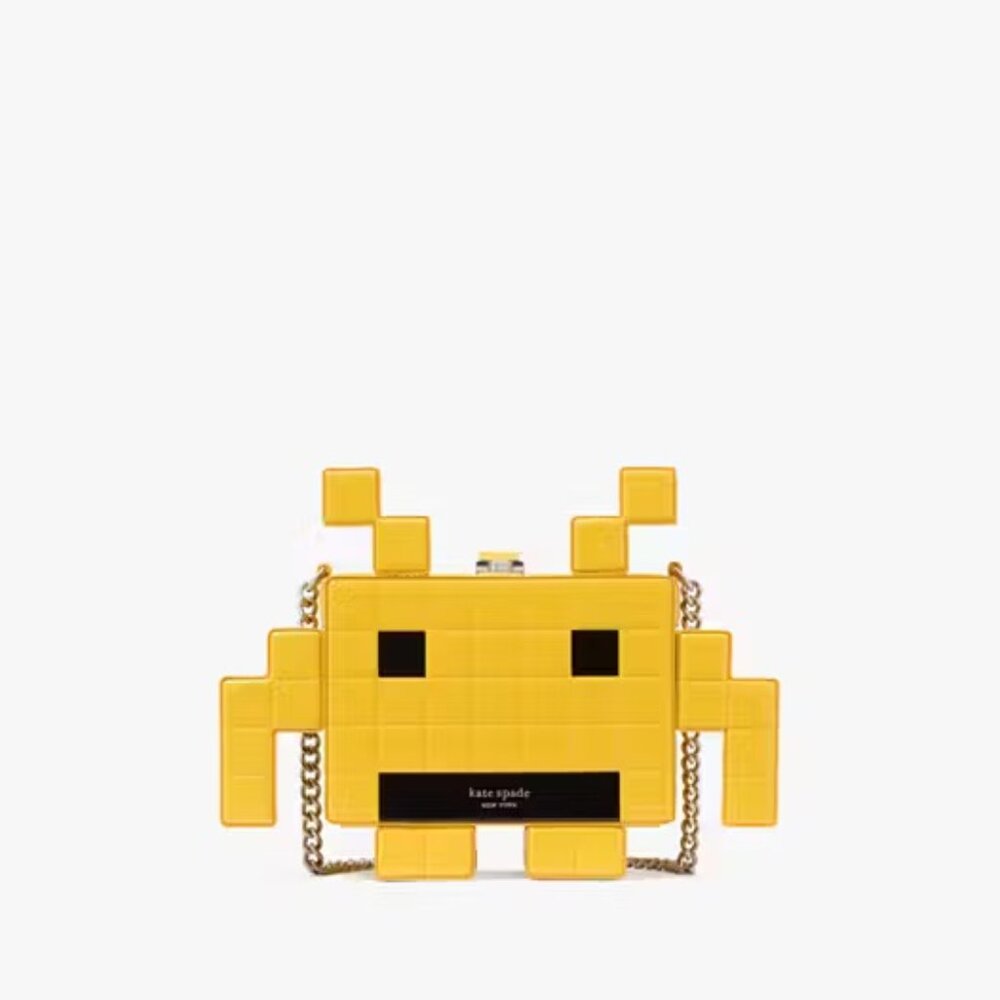 Kate Spade Novelty - Space Invaders X Patent 3d Alien Crossbody
